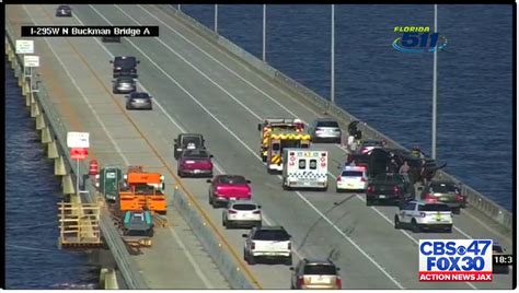 No injuries or fatalities were reported by JFRD. . Buckman bridge accident today